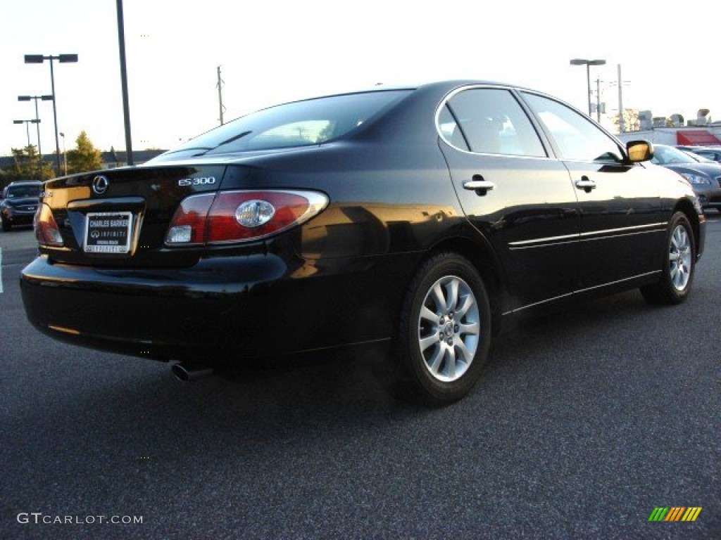 2002 ES 300 - Black Onyx / Ivory photo #4