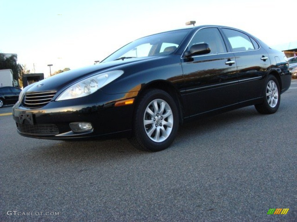 2002 ES 300 - Black Onyx / Ivory photo #7
