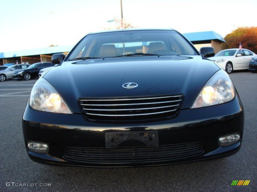 2002 ES 300 - Black Onyx / Ivory photo #8