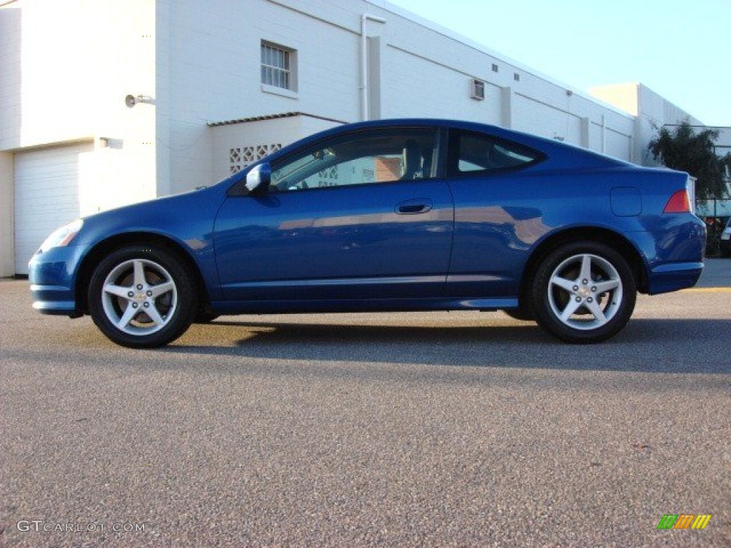 2002 RSX Type S Sports Coupe - Arctic Blue Pearl / Ebony Black photo #6