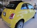 2012 Giallo (Yellow) Fiat 500 c cabrio Lounge  photo #3