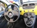 2012 Giallo (Yellow) Fiat 500 c cabrio Lounge  photo #10