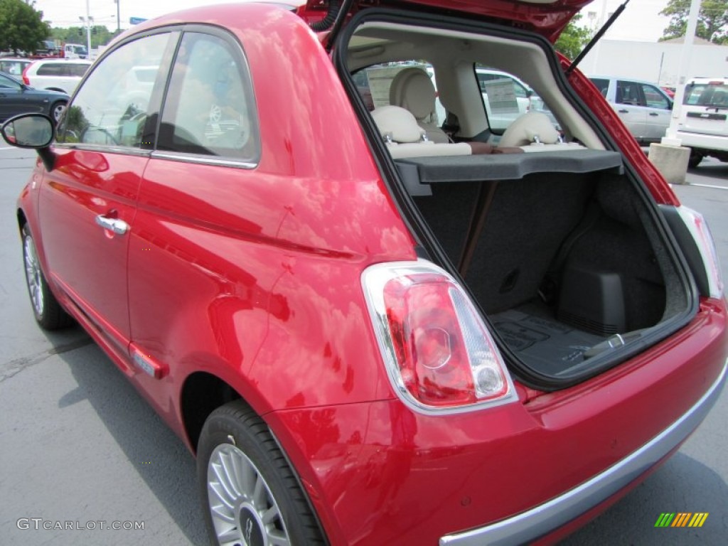 2012 Fiat 500 Lounge Trunk Photo #56329161