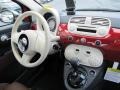Pelle Marrone/Avorio (Brown/Ivory) Dashboard Photo for 2012 Fiat 500 #56329185