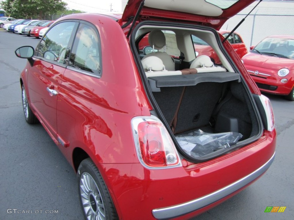 2012 Fiat 500 Lounge Trunk Photo #56329272