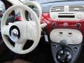 Pelle Marrone/Avorio (Brown/Ivory) Dashboard Photo for 2012 Fiat 500 #56329299