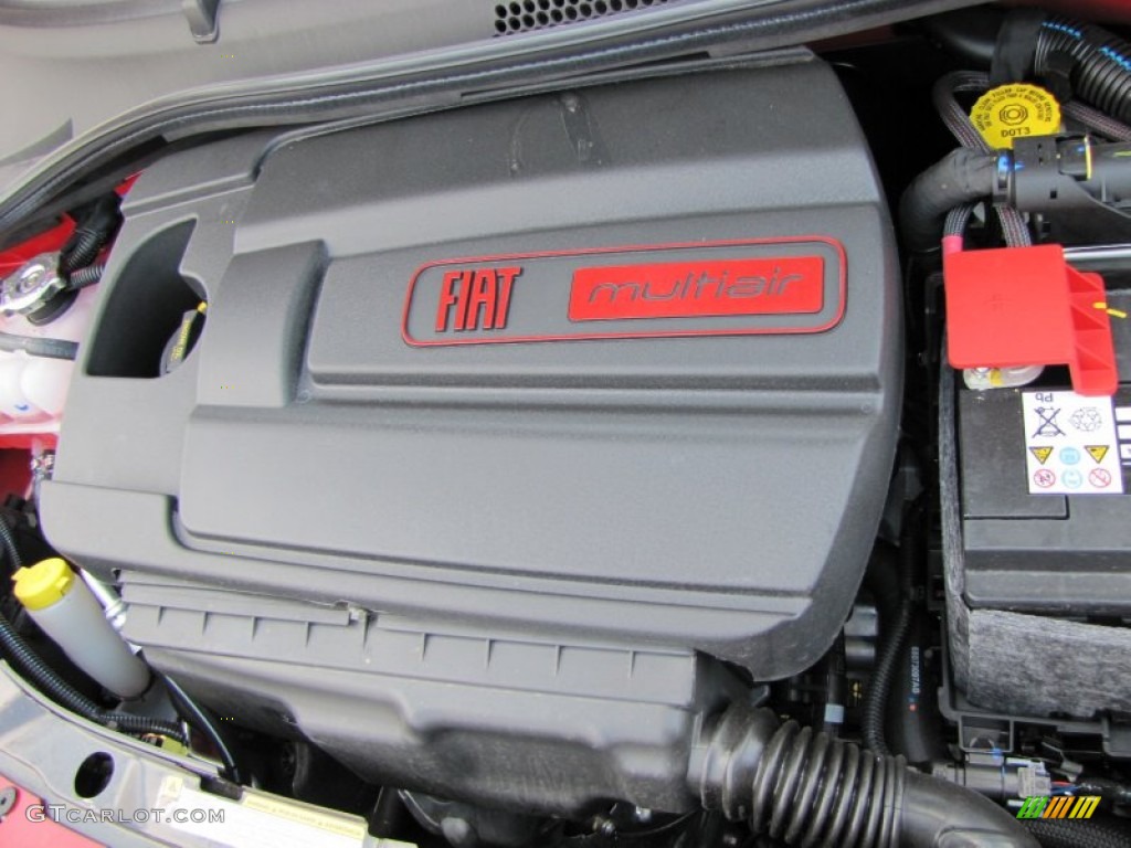 2012 Fiat 500 Lounge 1.4 Liter SOHC 16-Valve MultiAir 4 Cylinder Engine Photo #56329307