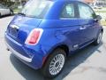 2012 Azzurro (Blue) Fiat 500 Lounge  photo #3