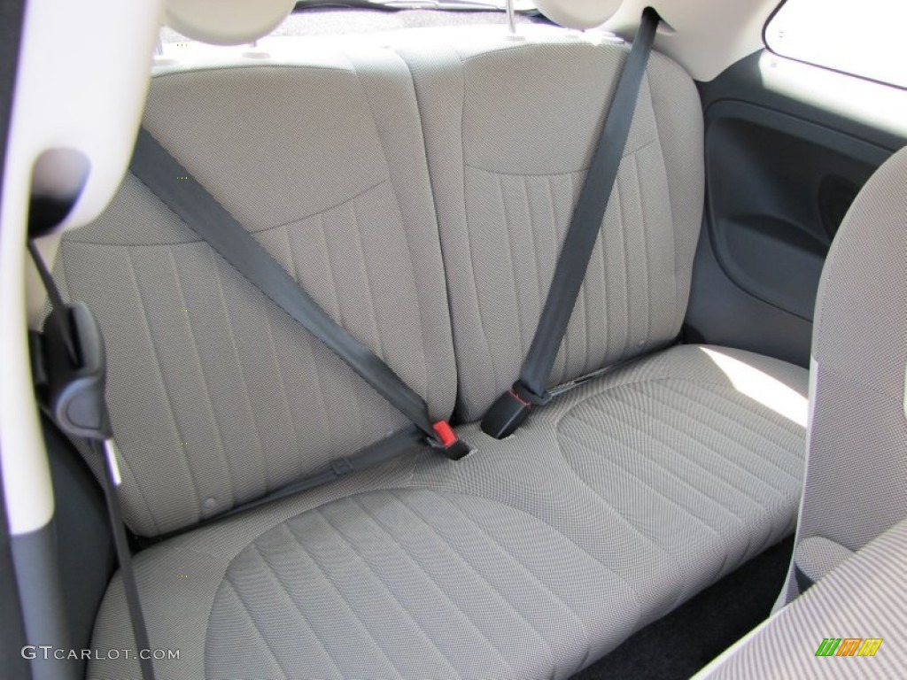 Tessuto Avorio/Avorio (Ivory/Ivory) Interior 2012 Fiat 500 Lounge Photo #56329406