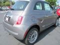 2012 Grigio (Grey) Fiat 500 Lounge  photo #3