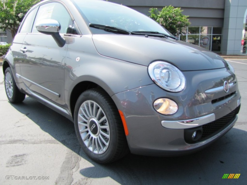 Grigio (Grey) 2012 Fiat 500 Lounge Exterior Photo #56329485