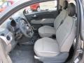 2012 Grigio (Grey) Fiat 500 Lounge  photo #6