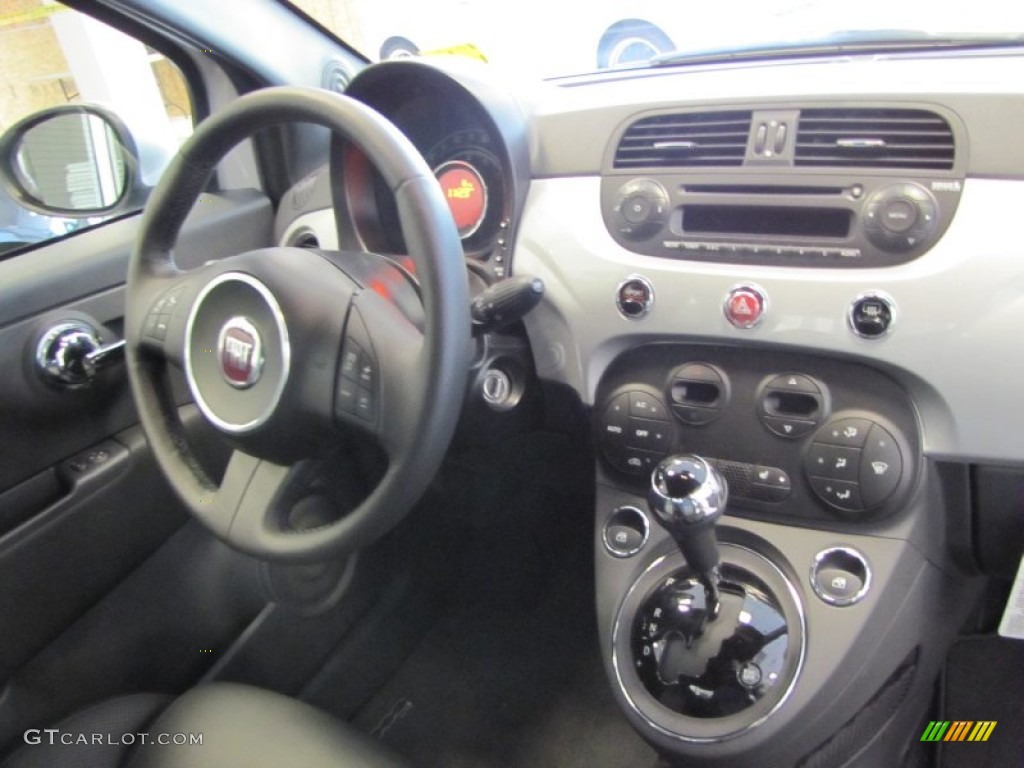 2012 Fiat 500 Sport Sport Tessuto Nero/Nero (Black/Black) Dashboard Photo #56329767
