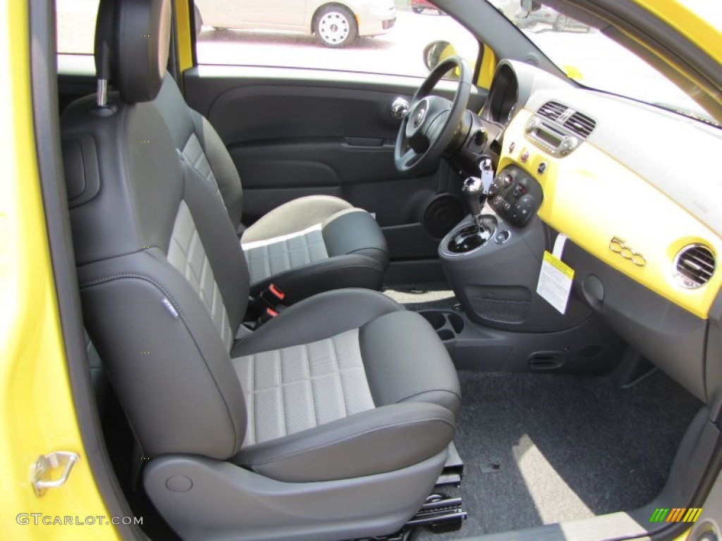 Sport Tessuto Nero/Nero (Black/Black) Interior 2012 Fiat 500 Sport Photo #56329958