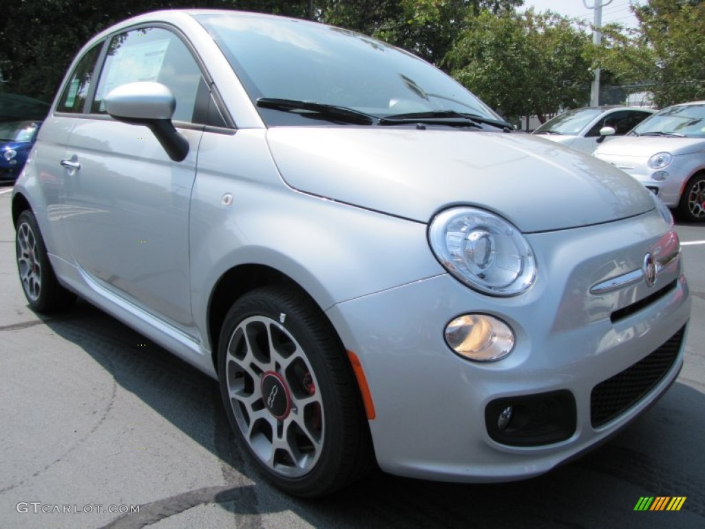 Argento (Silver) 2012 Fiat 500 Sport Exterior Photo #56330109