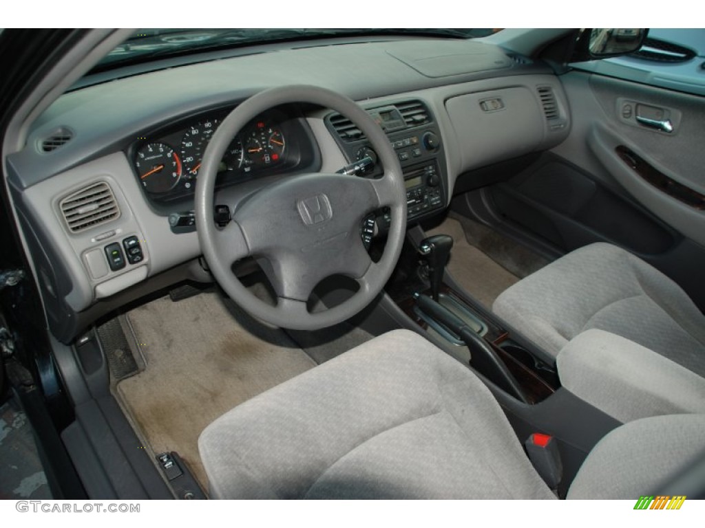 2002 Accord SE Sedan - Nighthawk Black Pearl / Quartz Gray photo #12