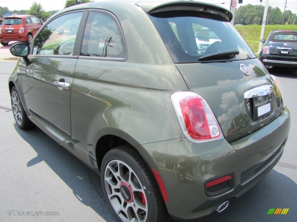 Verde Oliva Green 12 Fiat 500 Sport Exterior Photo Gtcarlot Com