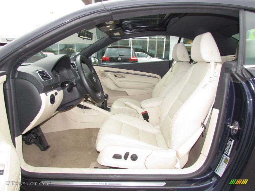 Cornsilk Beige Interior 2009 Volkswagen Eos Komfort Photo #56330361
