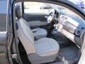  2012 500 c cabrio Lounge Tessuto Avorio-Nero/Nero (Ivory-Black/Black) Interior