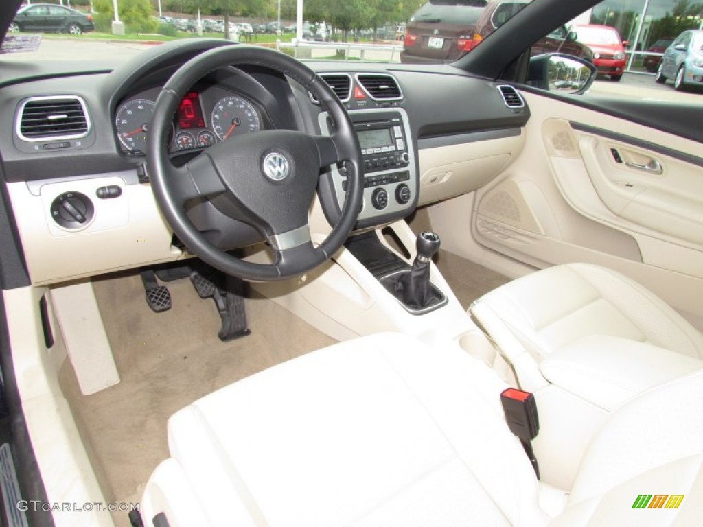 2009 Volkswagen Eos Komfort Cornsilk Beige Dashboard Photo #56330402
