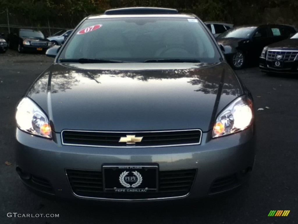 2007 Impala LTZ - Dark Silver Metallic / Gray photo #2