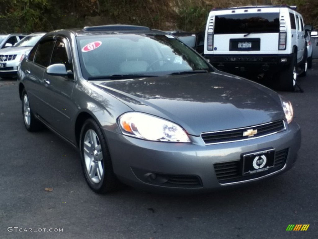 2007 Impala LTZ - Dark Silver Metallic / Gray photo #3