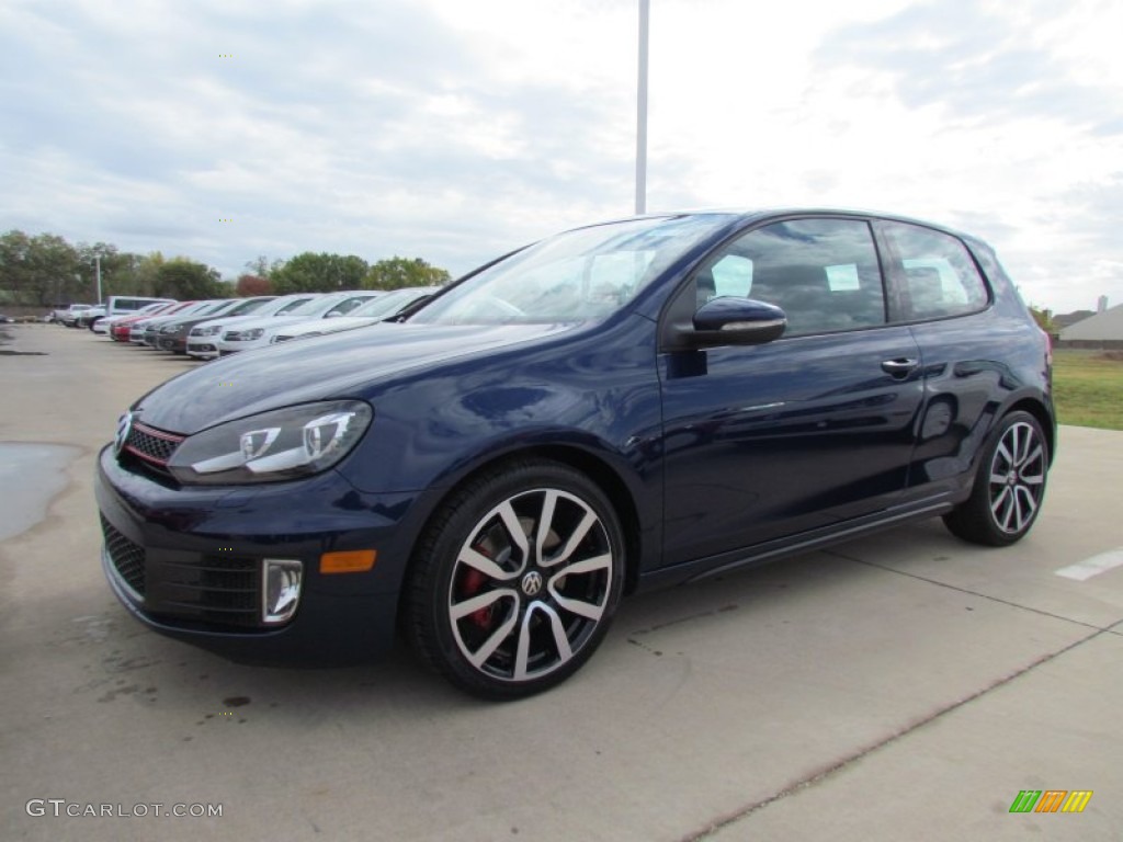 Shadow Blue Metallic 2012 Volkswagen GTI 2 Door Autobahn Edition Exterior Photo #56332332