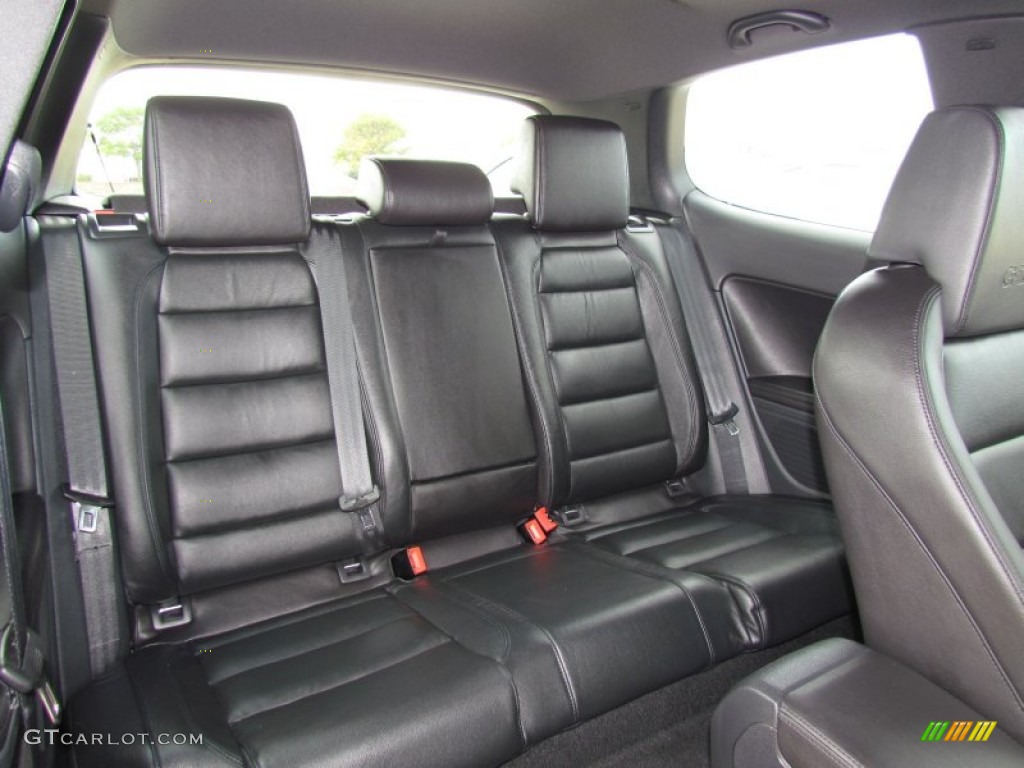 2012 Volkswagen GTI 2 Door Autobahn Edition Autobahn, rear seats in titan black leather Photo #56332359