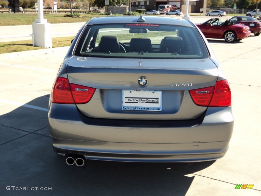 2010 3 Series 328i Sedan - Space Gray Metallic / Black photo #8