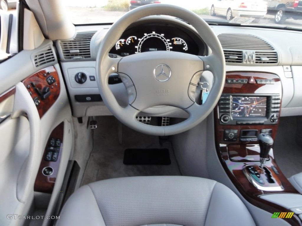 2005 Mercedes-Benz CL 55 AMG Ash Steering Wheel Photo #56333916