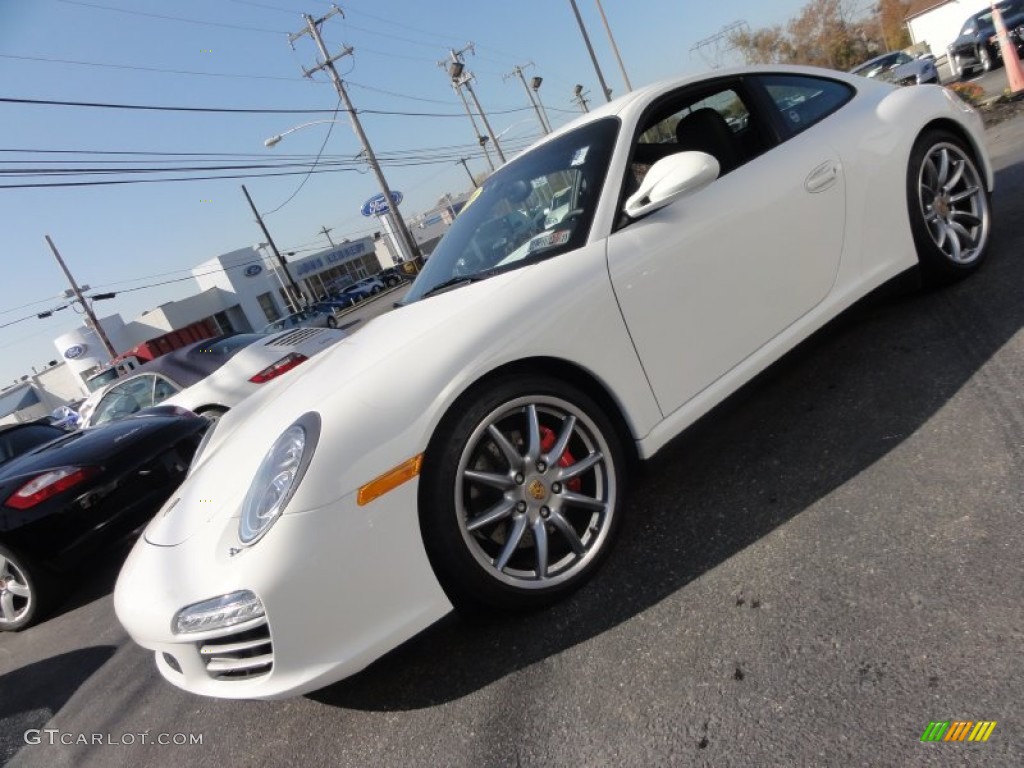 2011 911 Carrera 4S Coupe - Cream White / Black photo #1