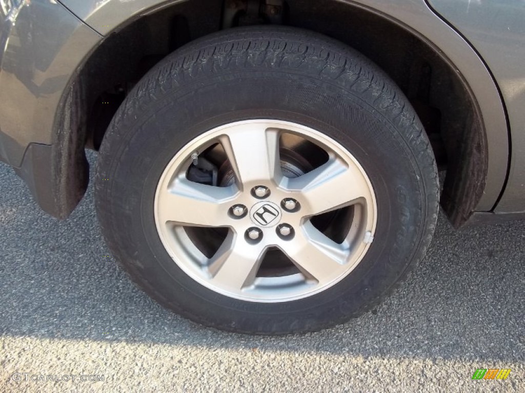 2009 Pilot EX-L 4WD - Nimbus Gray Metallic / Beige photo #5