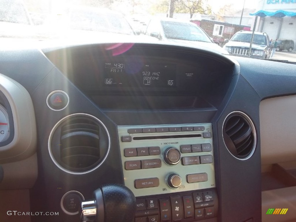 2009 Pilot EX-L 4WD - Nimbus Gray Metallic / Beige photo #22