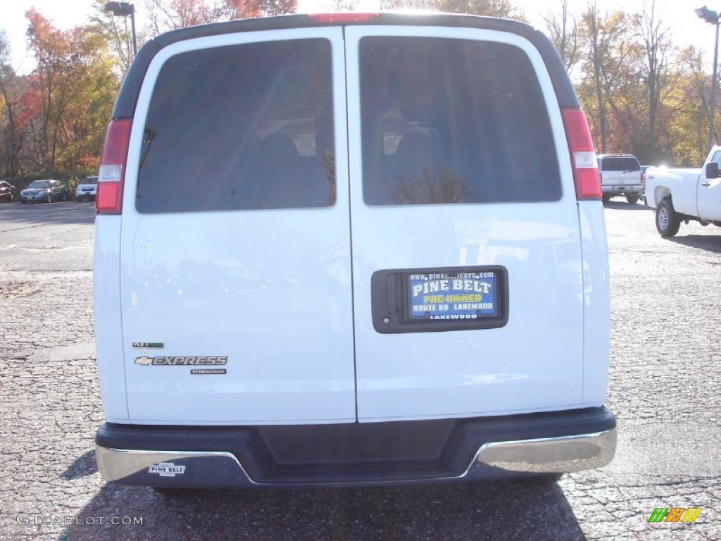 2011 Express LT 3500 Extended Passenger Van - Summit White / Medium Pewter photo #5