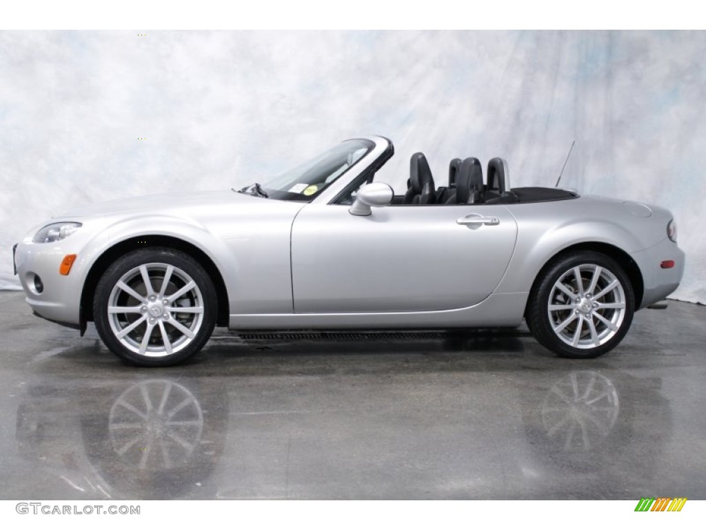 Sunlight Silver Metallic 2006 Mazda MX-5 Miata Grand Touring Roadster Exterior Photo #56336826