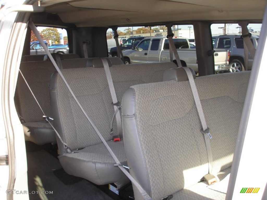 2011 Express LT 3500 Extended Passenger Van - Summit White / Medium Pewter photo #11