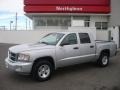 Bright Silver Metallic - Dakota SLT Crew Cab 4x4 Photo No. 1