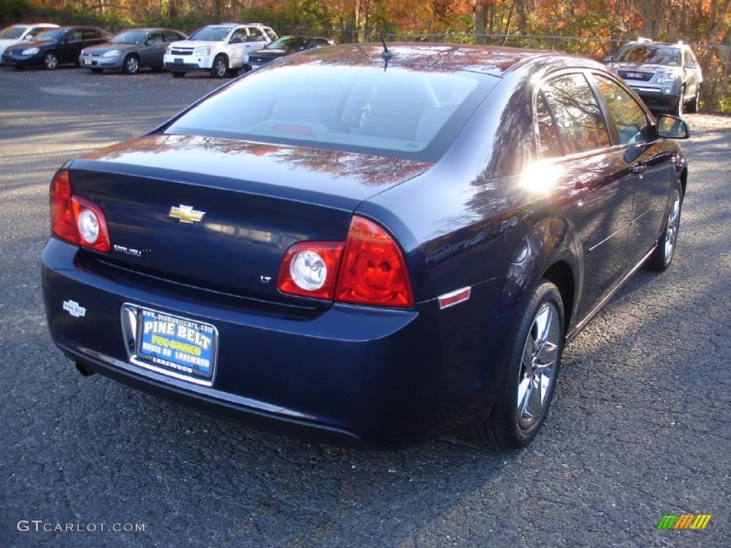 2008 Malibu LT Sedan - Imperial Blue Metallic / Titanium Gray photo #4