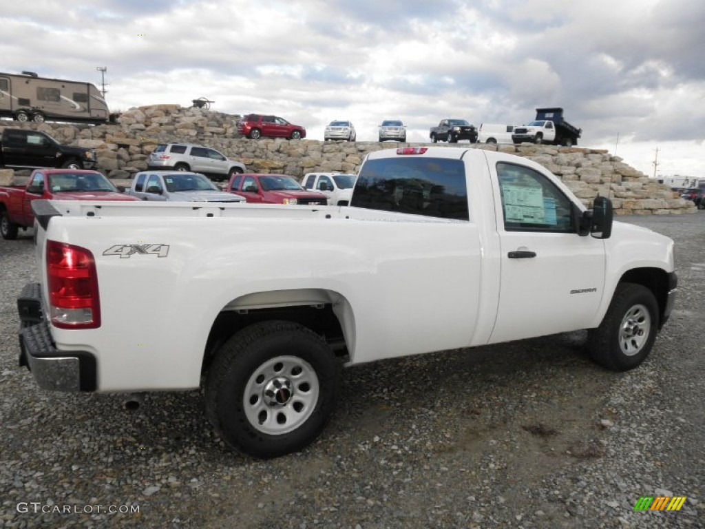 Summit White 2012 GMC Sierra 1500 Regular Cab 4x4 Exterior Photo #56339242