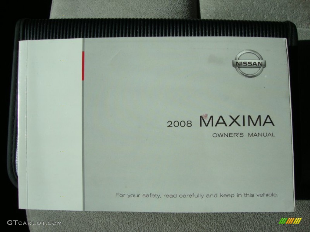 2008 Maxima 3.5 SE - Winter Frost Pearl / Charcoal Black photo #38