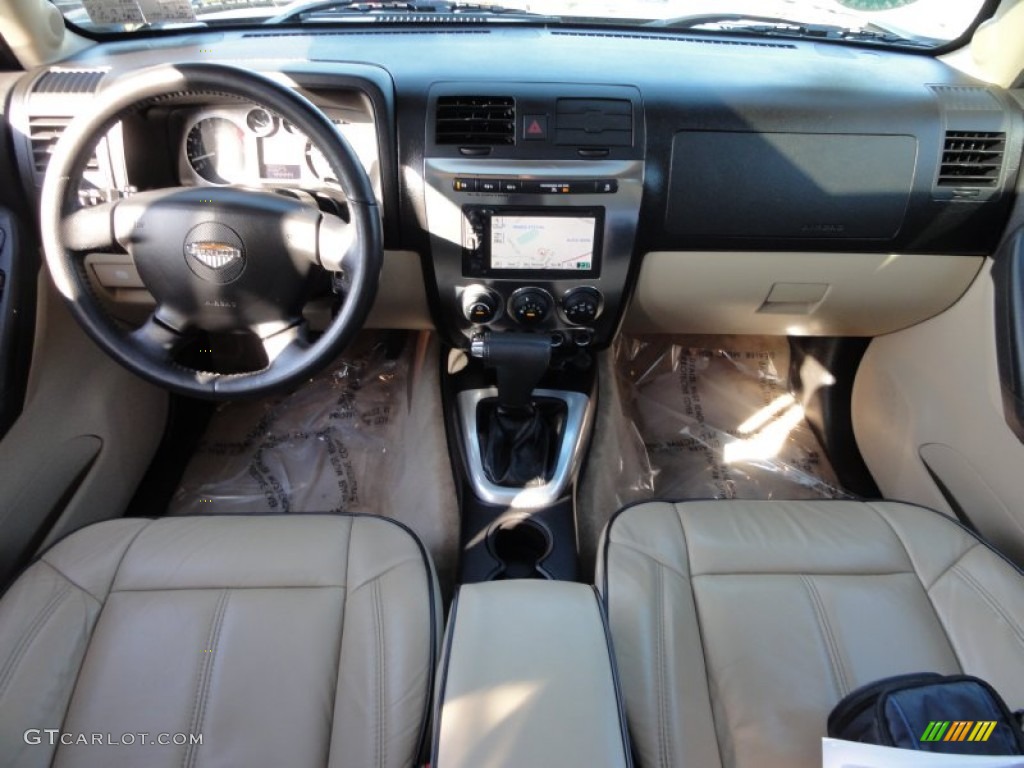 2008 Hummer H3 Alpha Light Cashmere Dashboard Photo #56339734