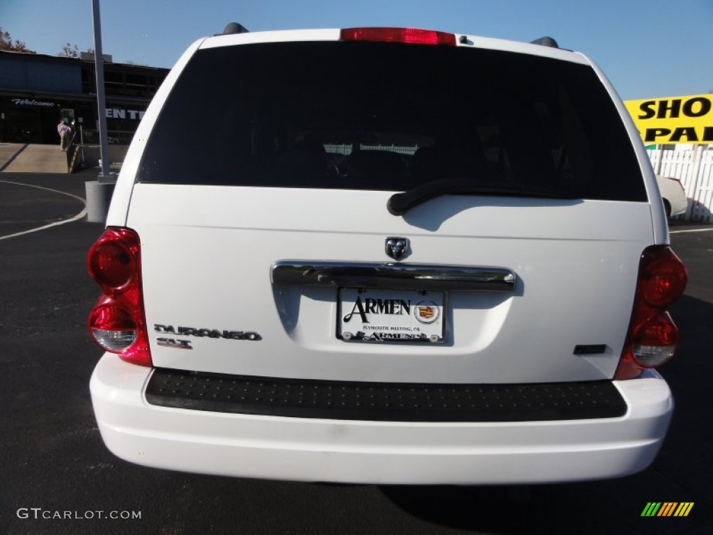 2005 Durango SLT 4x4 - Bright White / Khaki photo #9