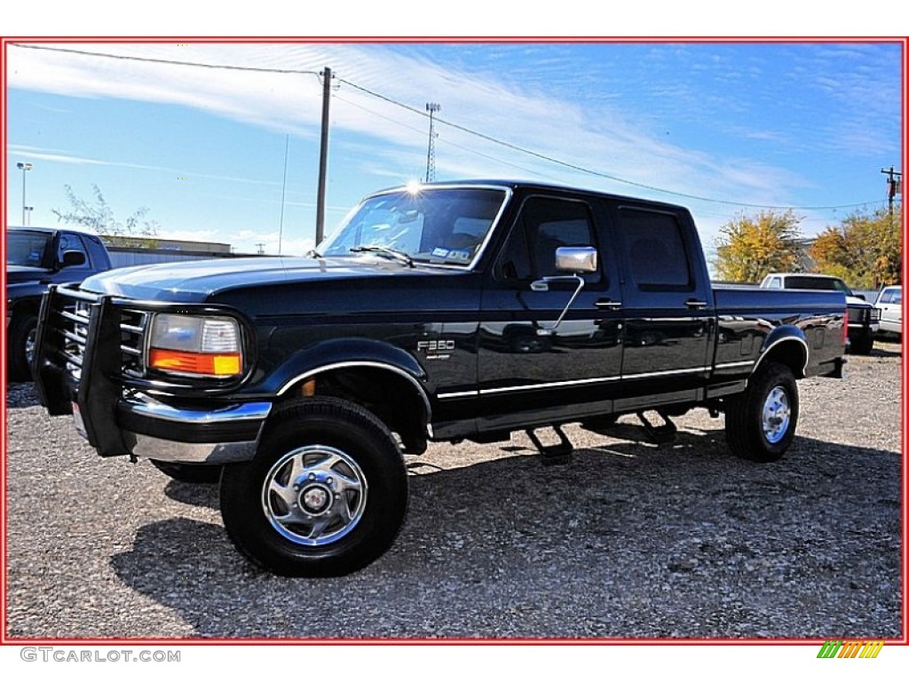 Dark Tourmaline Green Metallic Ford F250