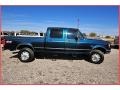 1996 Dark Tourmaline Green Metallic Ford F250 XLT Crew Cab 4x4  photo #8