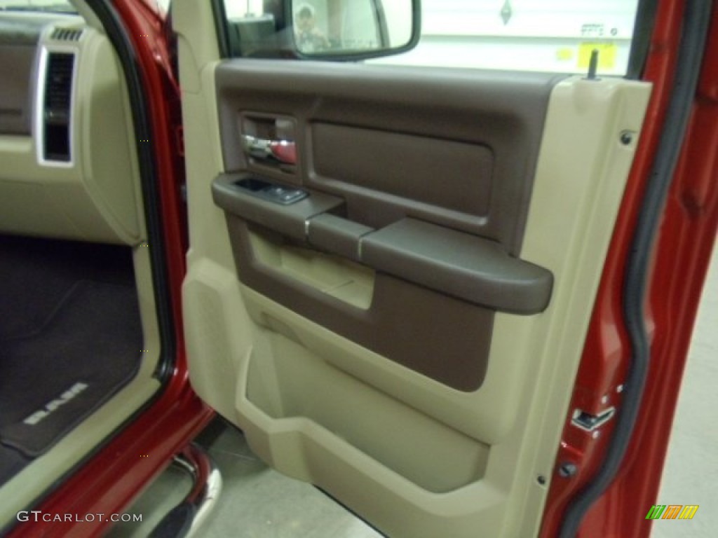 2009 Ram 1500 SLT Quad Cab - Inferno Red Crystal Pearl / Dark Slate/Medium Graystone photo #12