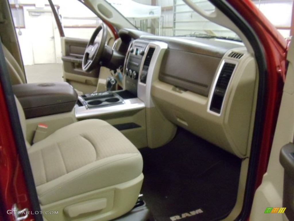 2009 Ram 1500 SLT Quad Cab - Inferno Red Crystal Pearl / Dark Slate/Medium Graystone photo #21