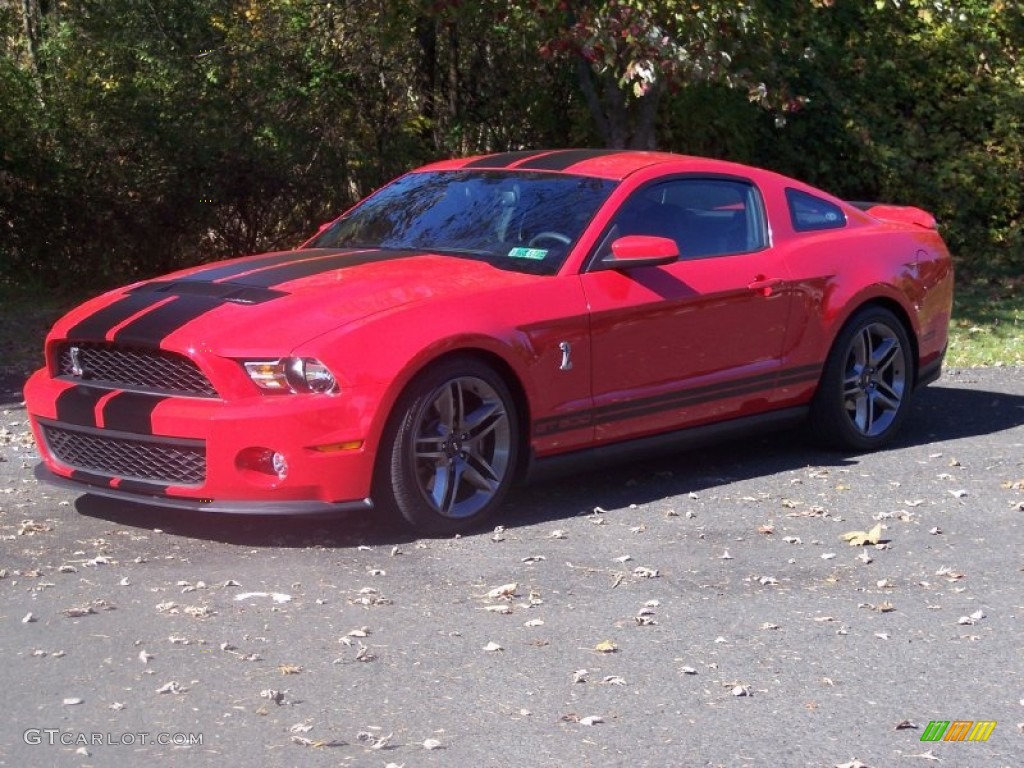 Torch Red 2010 Ford Mustang Shelby GT500 Coupe Exterior Photo #56340613