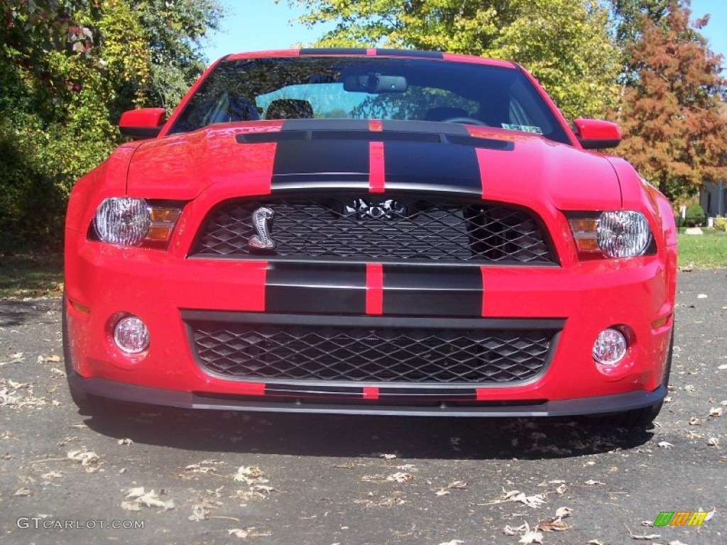 2010 Mustang Shelby GT500 Coupe - Torch Red / Charcoal Black photo #6