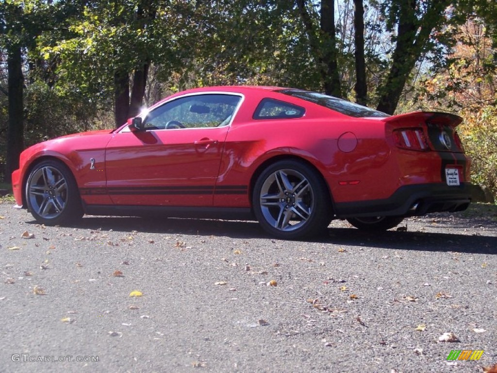 Torch Red 2010 Ford Mustang Shelby GT500 Coupe Exterior Photo #56340649