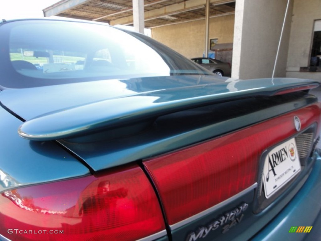 1998 Mystique LS - Dark Satin Green Metallic / Midnight Blue photo #23